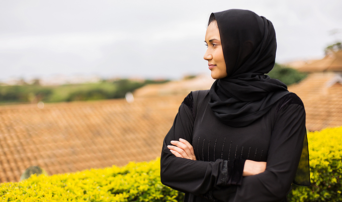 An image of a Muslim woman